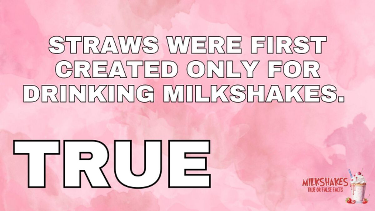 Milkshakes True or False Facts image number null